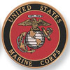 Navy Recruiteing 7/8" Etched Enameled