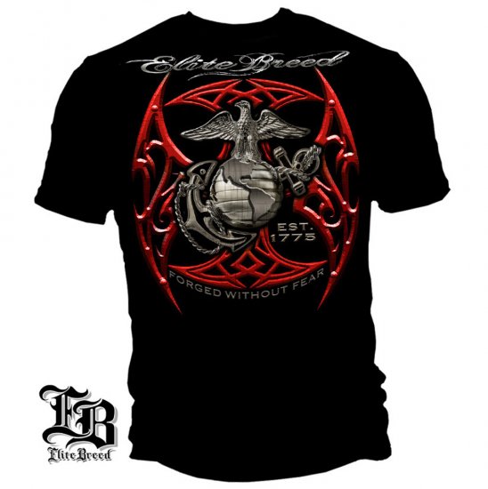 Elite Breed USMC Red Blades Silver Foil