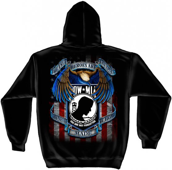 Hooded Sweat Shirt Heroes Pow